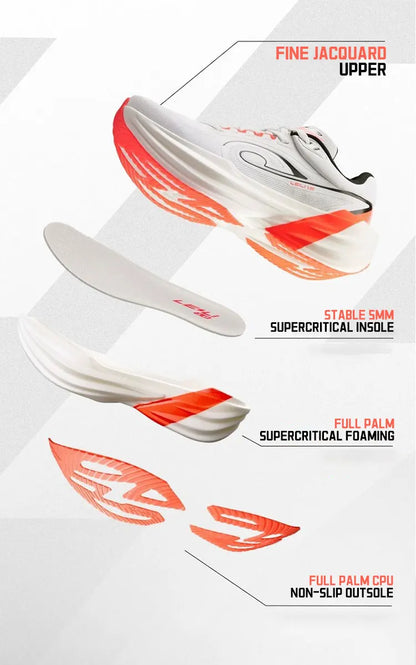 QIAODAN TG1.0 Men's 2025 Marathon Racing Shoes Shock Absorbing High Rebound Distance Training Running Sneakers QDB023253285