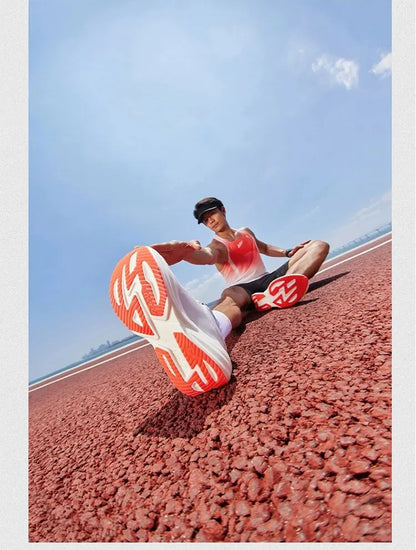 QIAODAN TG1.0 Men's 2025 Marathon Racing Shoes Shock Absorbing High Rebound Distance Training Running Sneakers QDB023253285