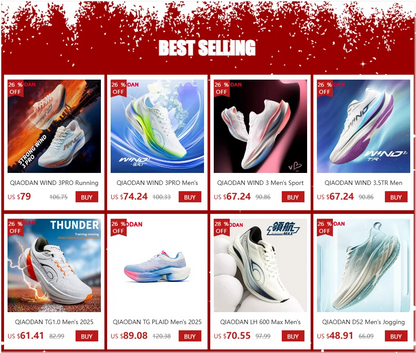QIAODAN TG1.0 Men's 2025 Marathon Racing Shoes Shock Absorbing High Rebound Distance Training Running Sneakers QDB023253285